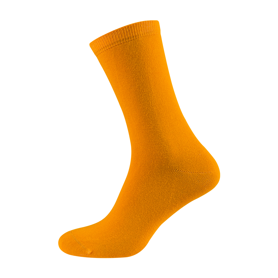 Носки мужские цветные из хлопка, оранжевый MansSet