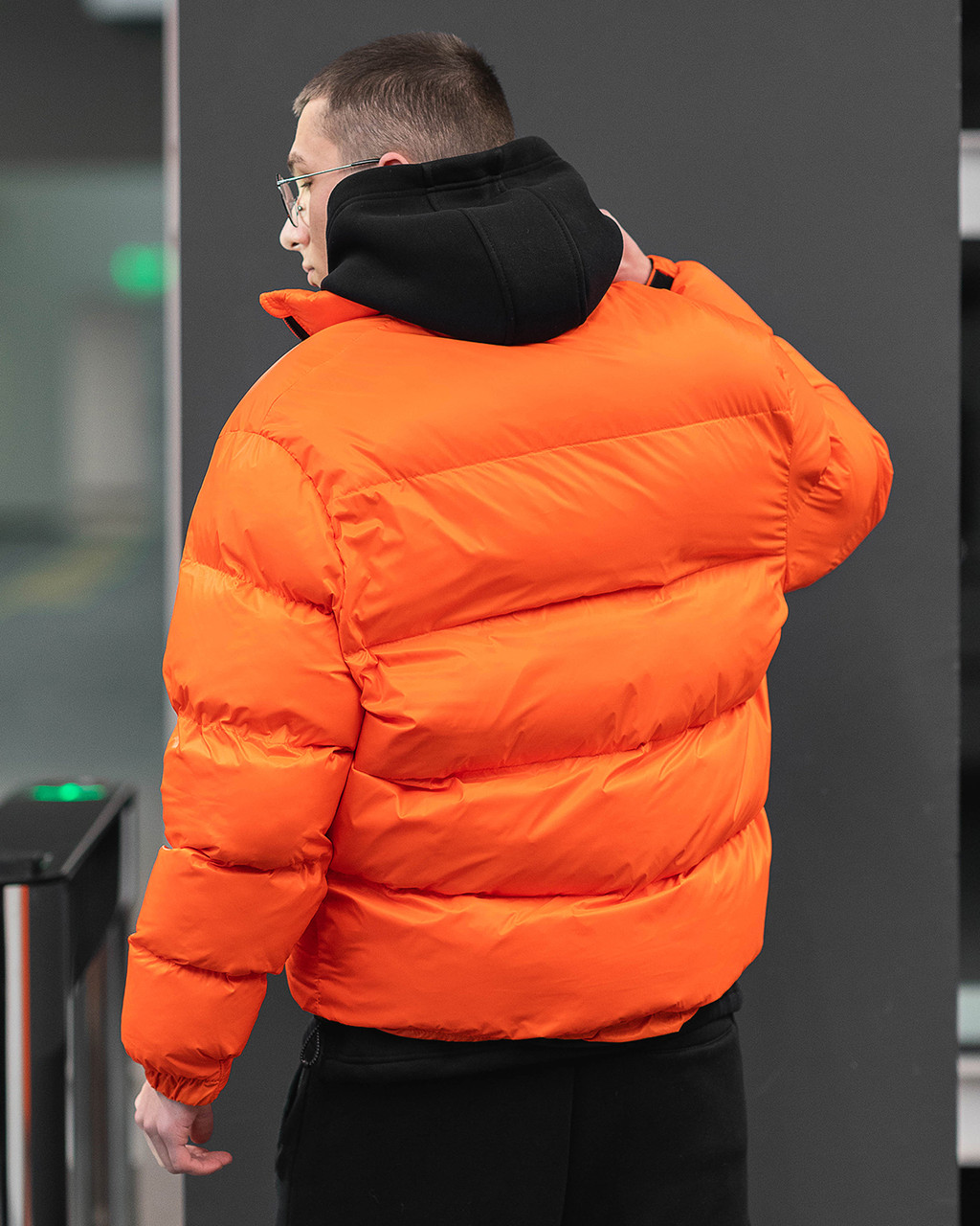 Зимняя мужская куртка Homie 2.0 оранжевый Пушка Огонь - Фото 5