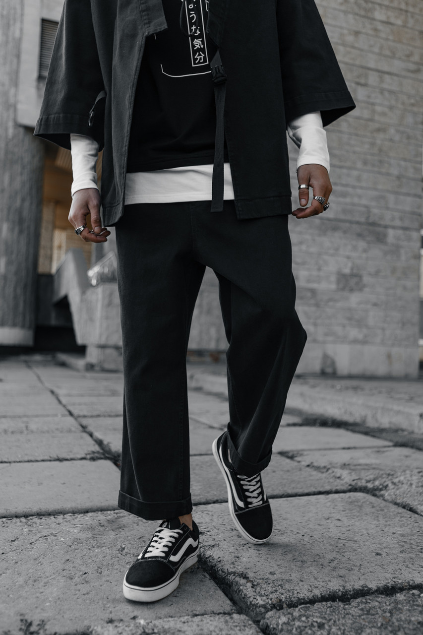 Брюки Хакама мужские черные модель от бренда ТУР TURWEAR - Фото 10