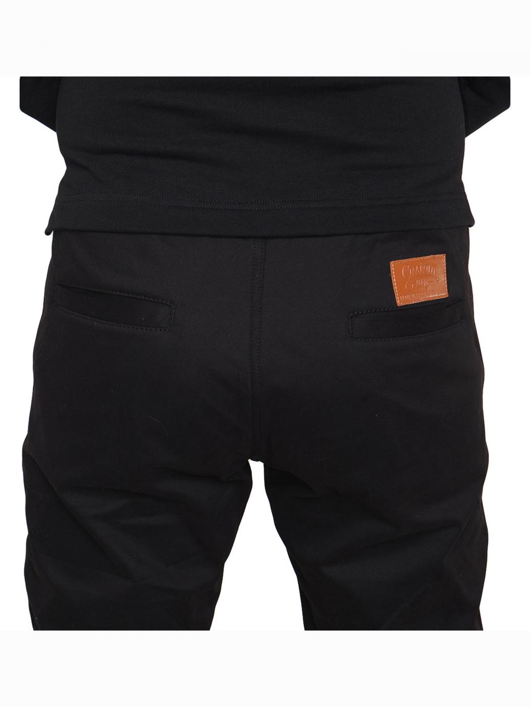 Штани Custom Wear джогери на флісі чорні  - Фото 6