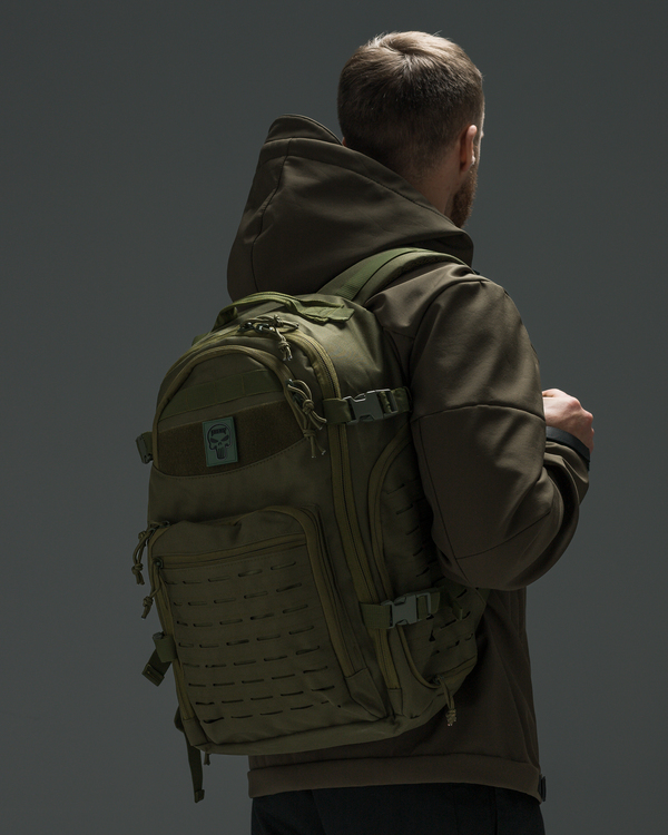 Рюкзак тактичний BEZET Soldier хакі - Фото 5