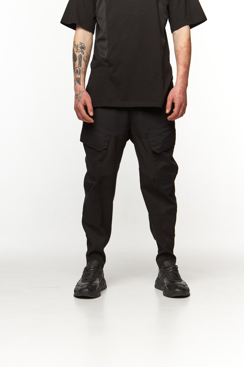 Карго-брюки, колір чорний, модель SM-2401 - Фото 4