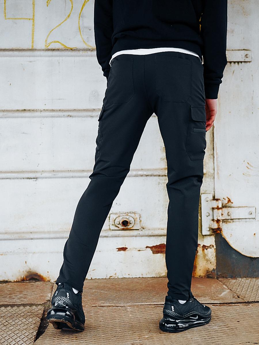 Карго брюки BEZET Comfort dark black'20 - Фото 7
