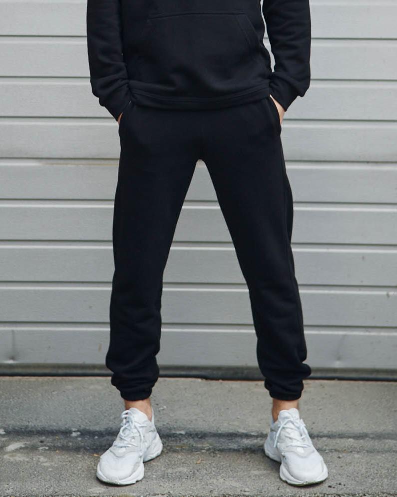 Спортивные штаны мужские чёрные от бренда ТУР модель Стандарт TURWEAR - Фото 3