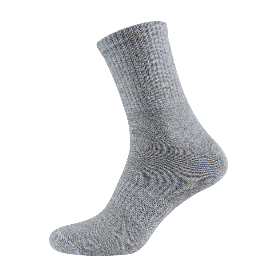 Шкарпетки чоловічі спортивні високі, сірий MansSet - Фото 1