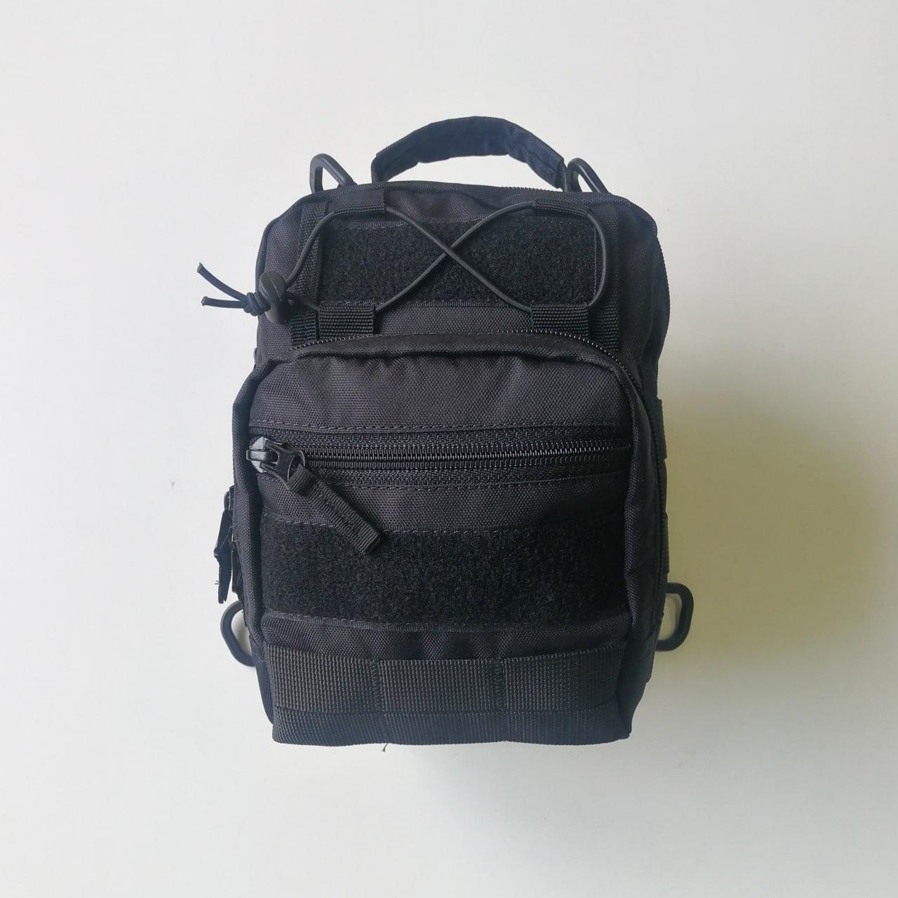 Тактична сумка через плече від TUR Tactical, чорного кольору TURWEAR - Фото 4