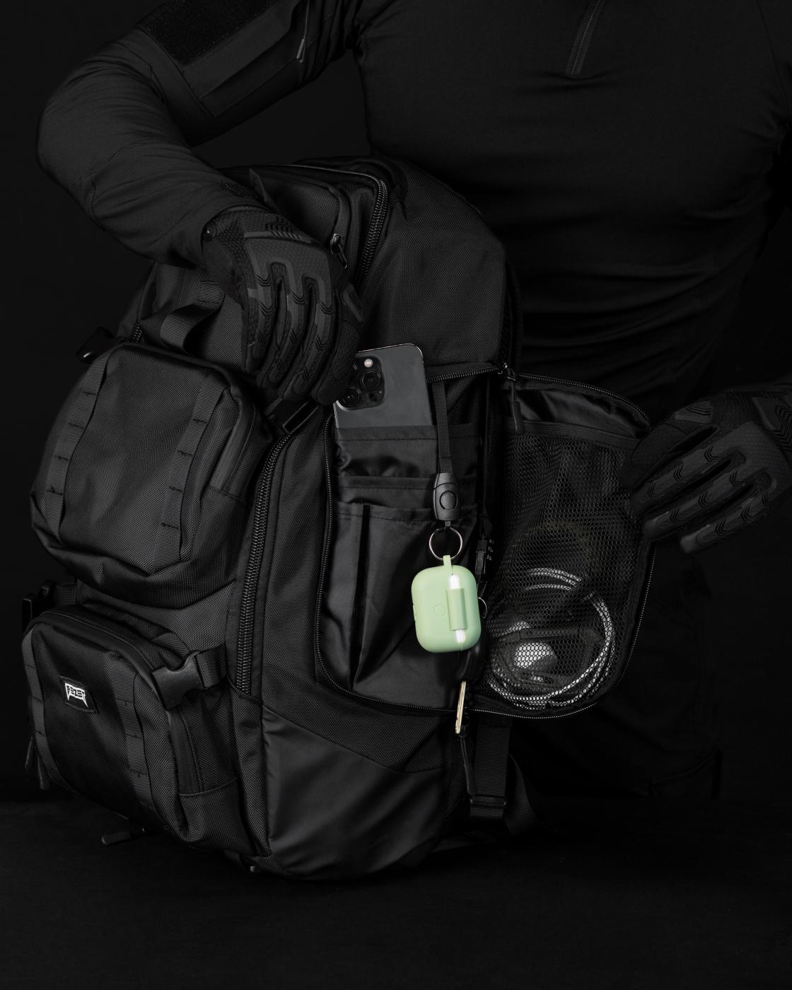 Рюкзак тактический функциональный BEZET черный - Фото 8