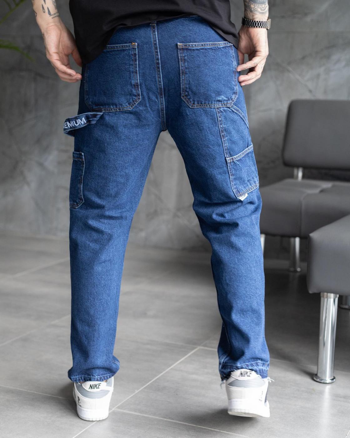 Базові сині джинси BEZET Basic із биркою - Фото 4