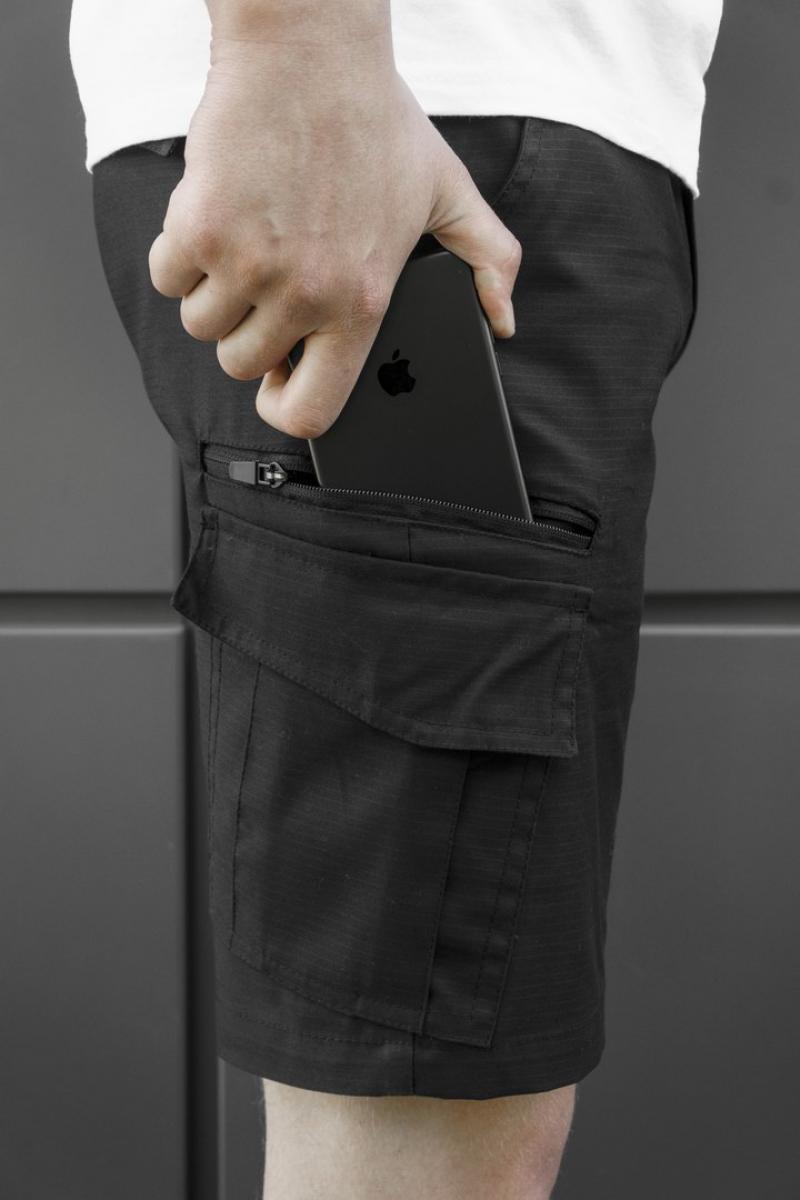 Карго шорты beZet zipp black'18 - Фото 2