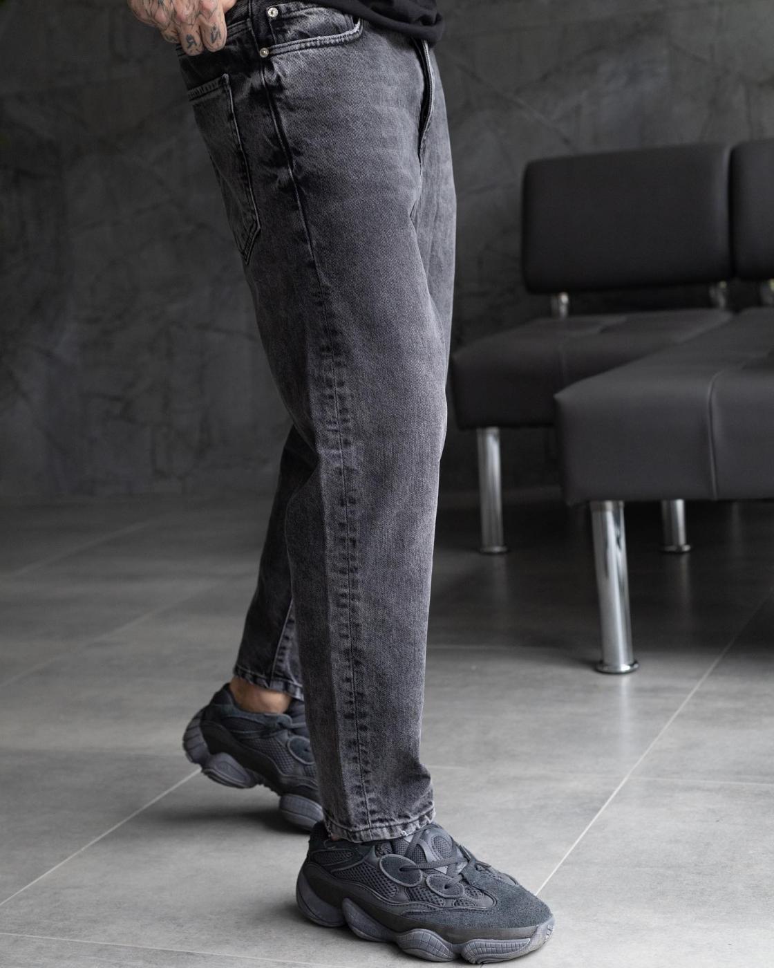 Темно-сірі джинси BEZET Basic - Фото 3