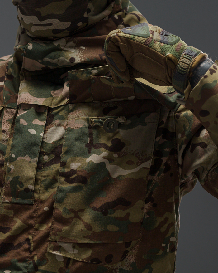Куртка вітровка тактична BEZET Shadow камуфляжний - Фото 21