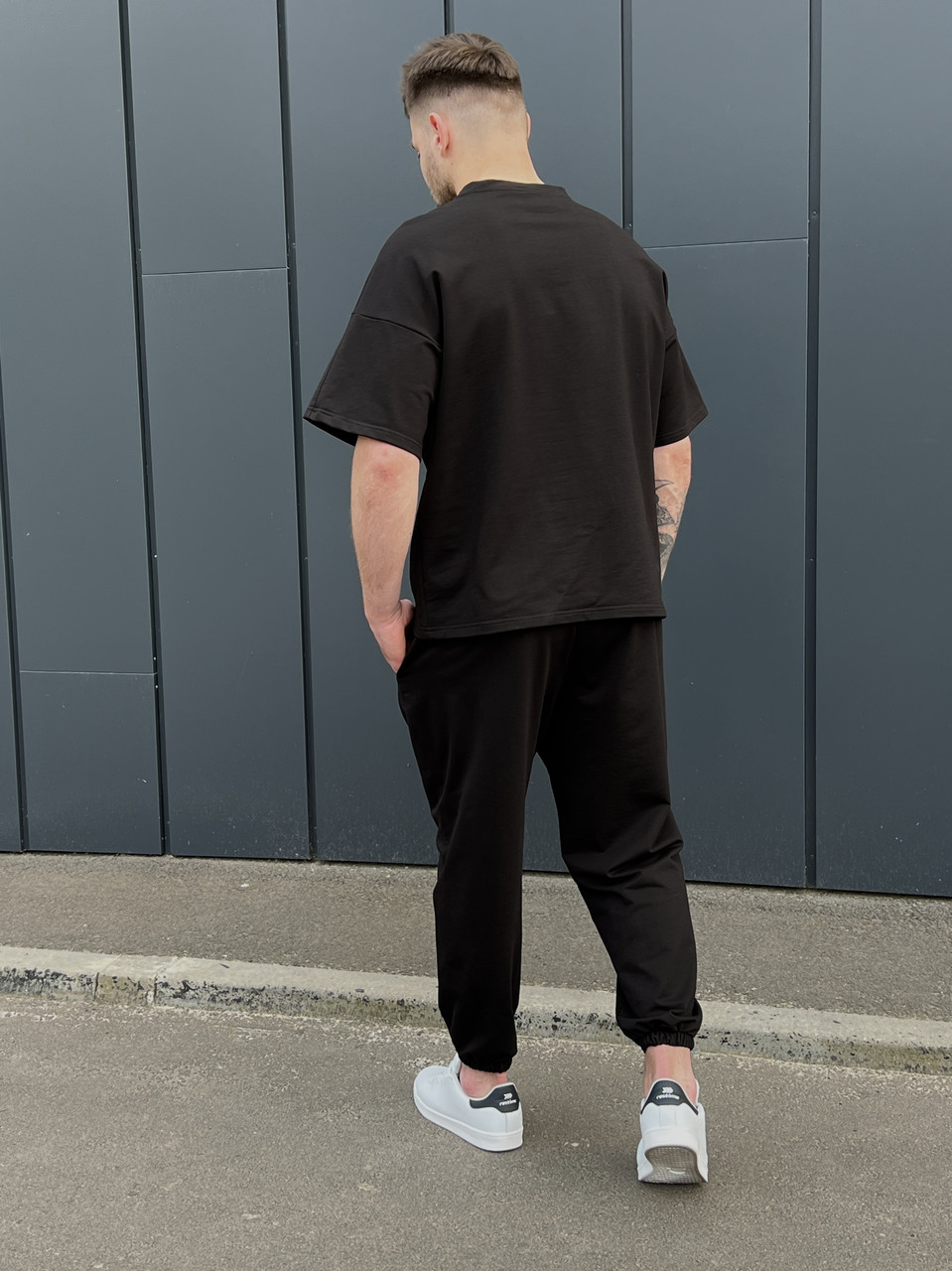 Летний комплект футболка и штаны мужские черный модель Фортис TURWEAR - Фото 7