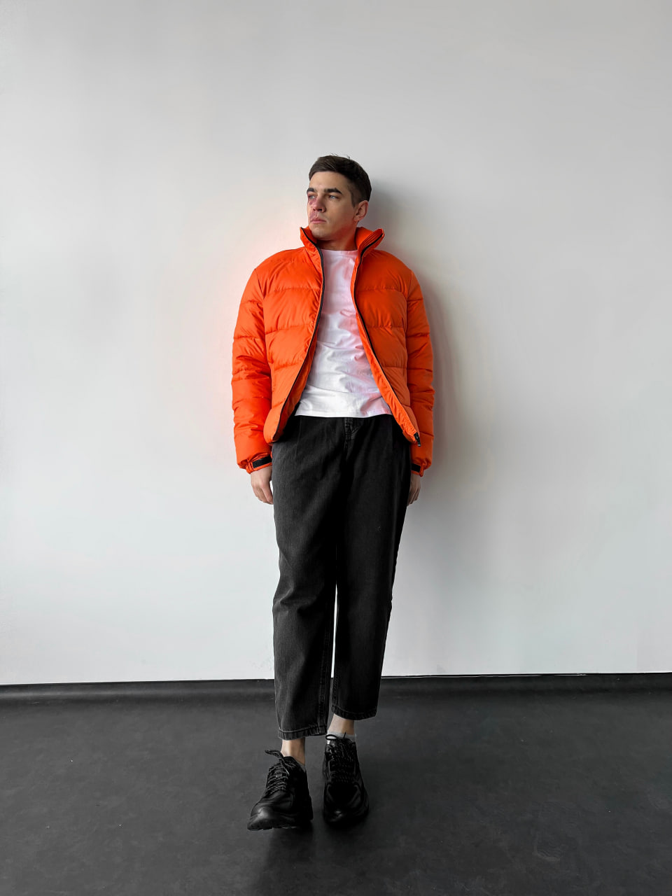 Мужская куртка стеганая демисезонная Reload Blackout оранжевый - Фото 4
