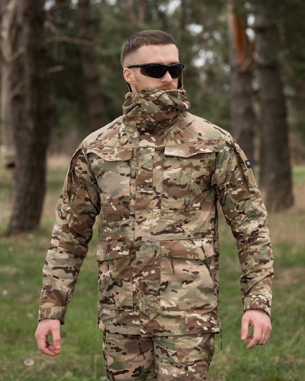 Куртка ветровка тактическая BEZET Shadow камуфляжный - Фото 29