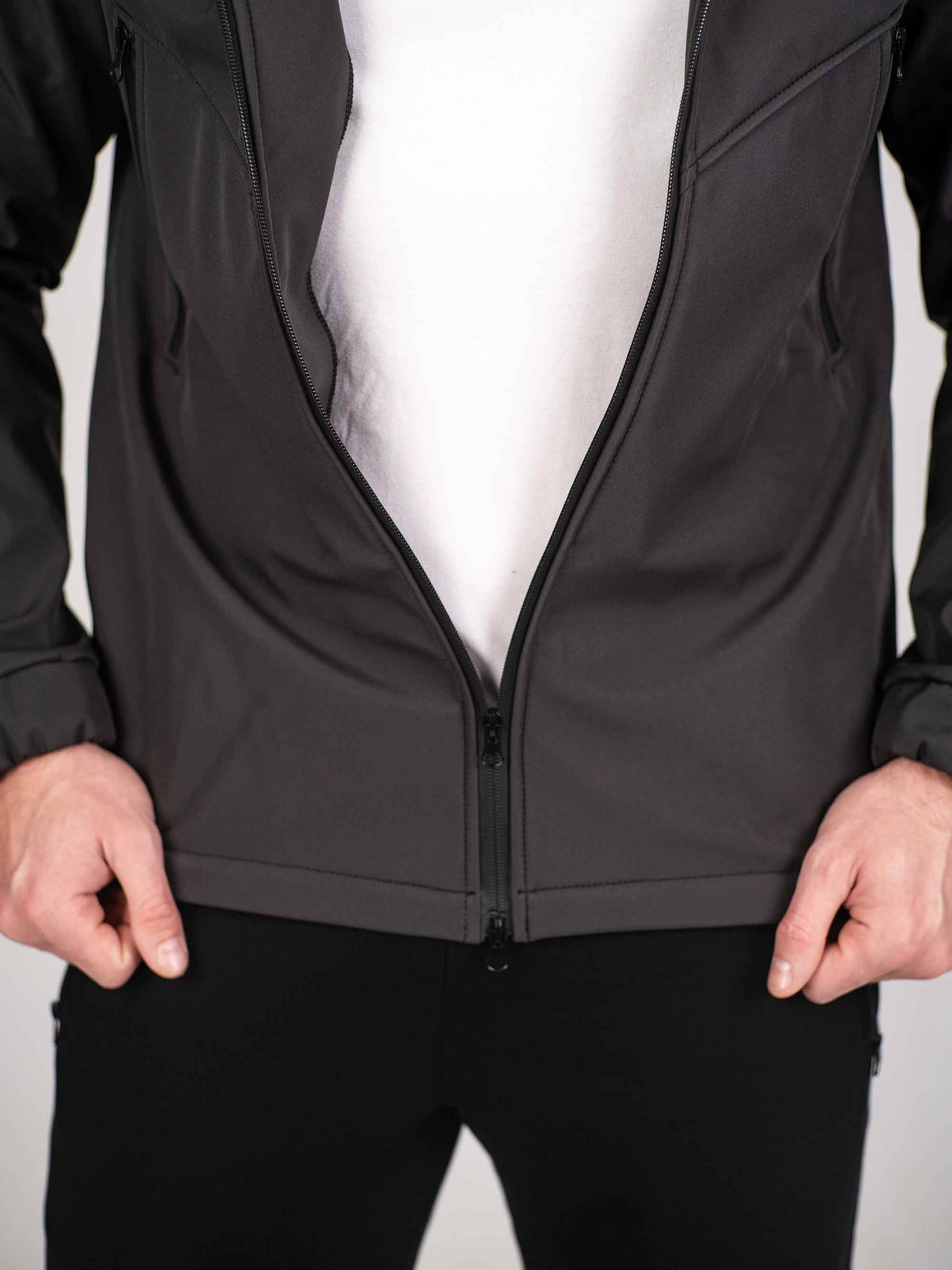 Куртка чоловіча Protection Soft Shell Dark графіт Custom Wear - Фото 2