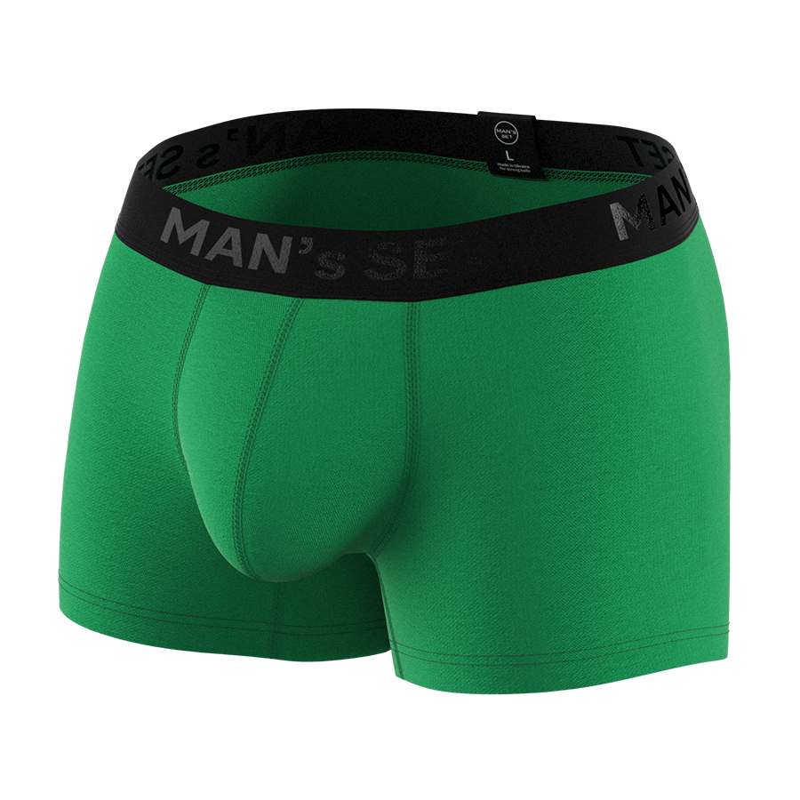 Чоловічі анатомічні боксери, Intimate 2.0 Black Series, зелений MansSet