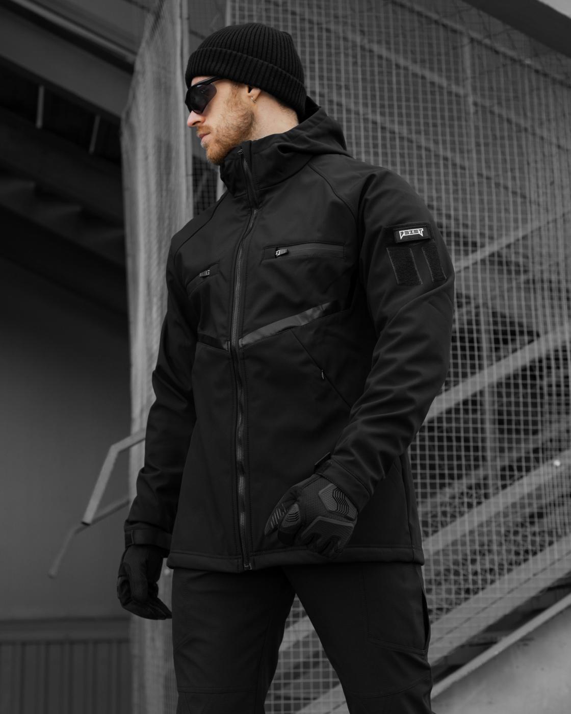 Куртка BEZET Omega чорний - Фото 1