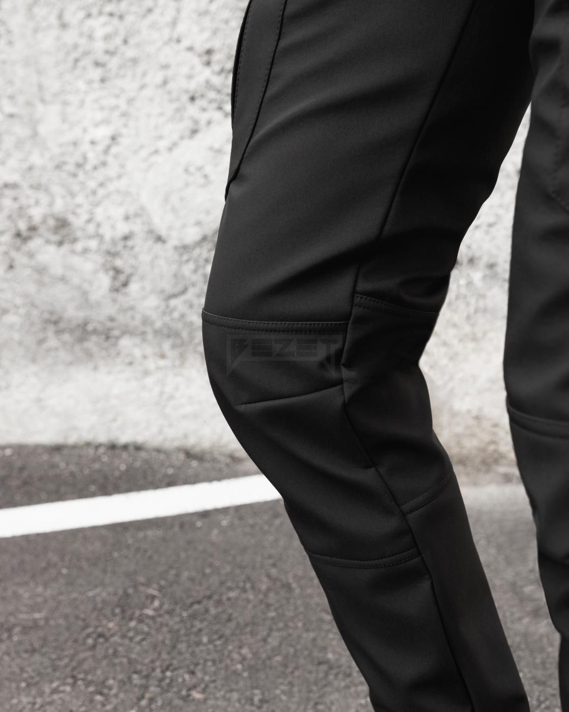 Зимові брюки карго тактичні Softshell BEZET Ешелон чорні - Фото 8