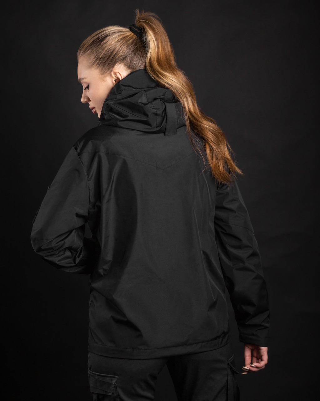 Женская куртка ветровка BEZET Кентавр черный - Фото 5