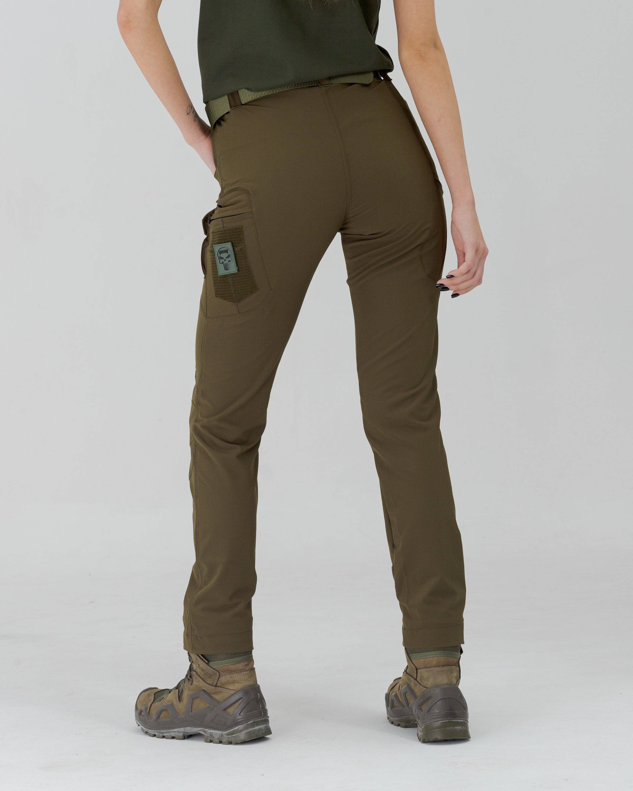 Жіночі брюки карго тактичні BEZET Байрактар хакі - Фото 9