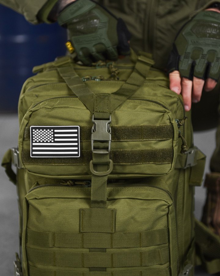 Тактический штурмовой рюкзак хаки Sold-Out - Фото 7