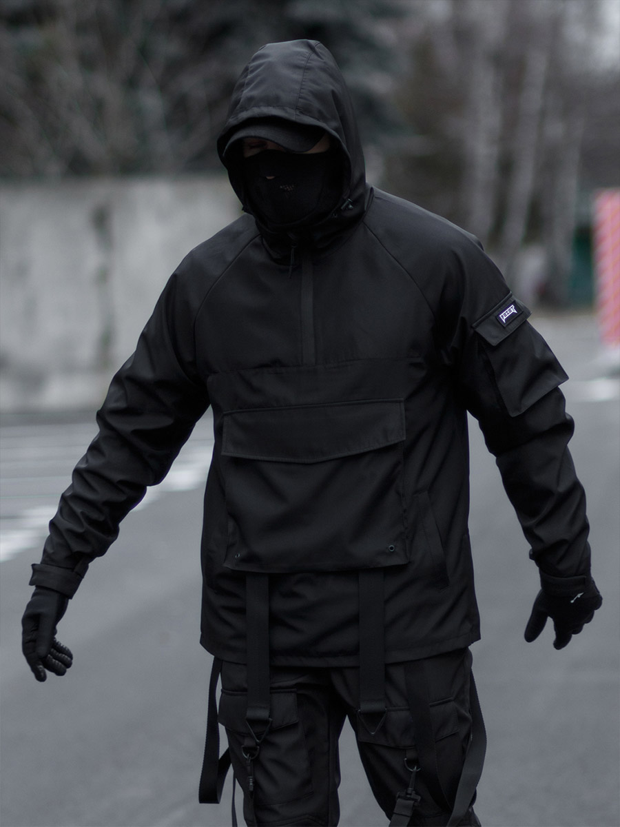 Куртка анорак BEZET Джедай чорний - Фото 2