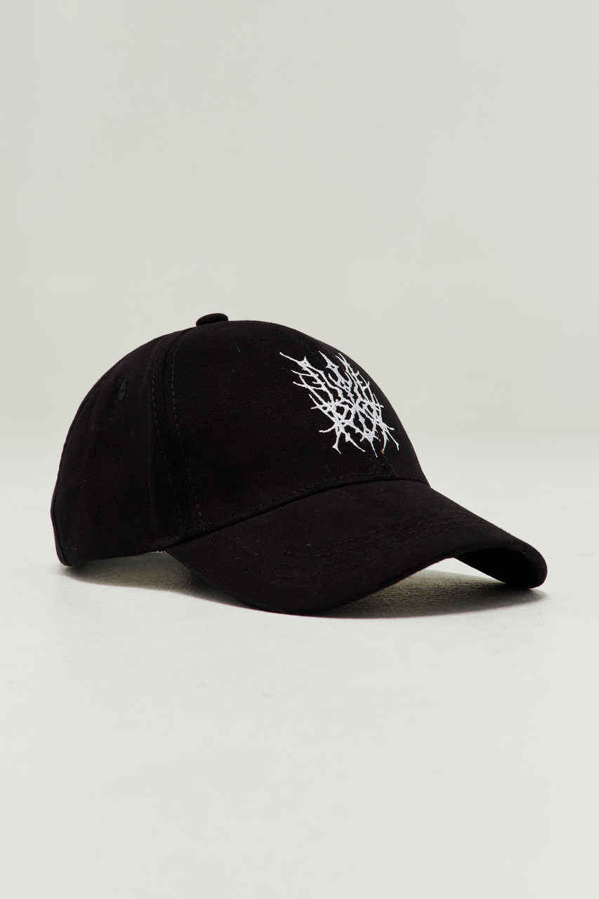Чорна кепка з вишивкою Тризуб від TURWEAR - Фото 7