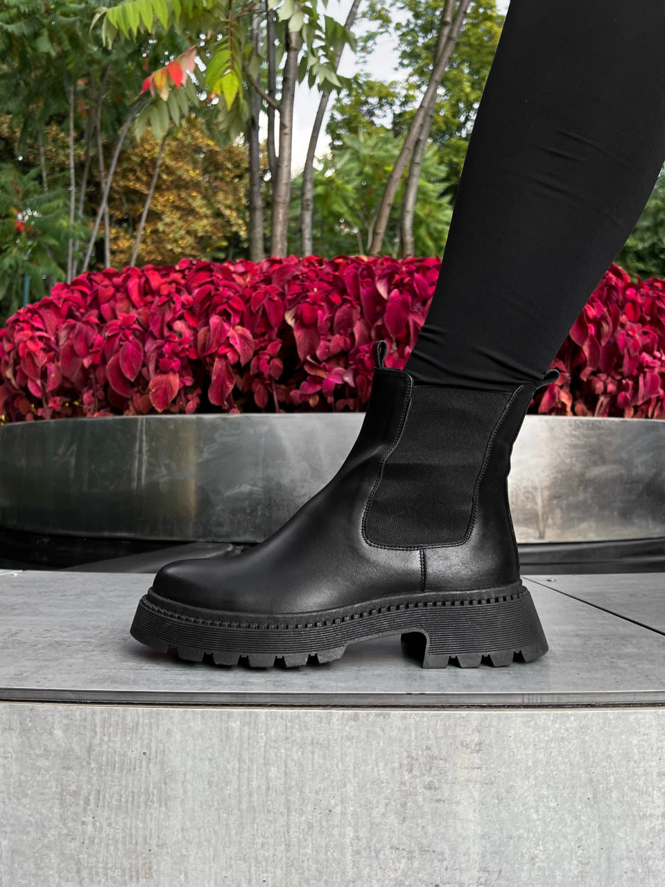 Ботинки женские Chelsi Pure - чорний - Фото 5