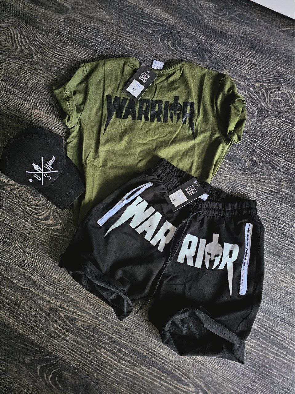 Спортивный комплект футболка плюс шорты воин B.S.W