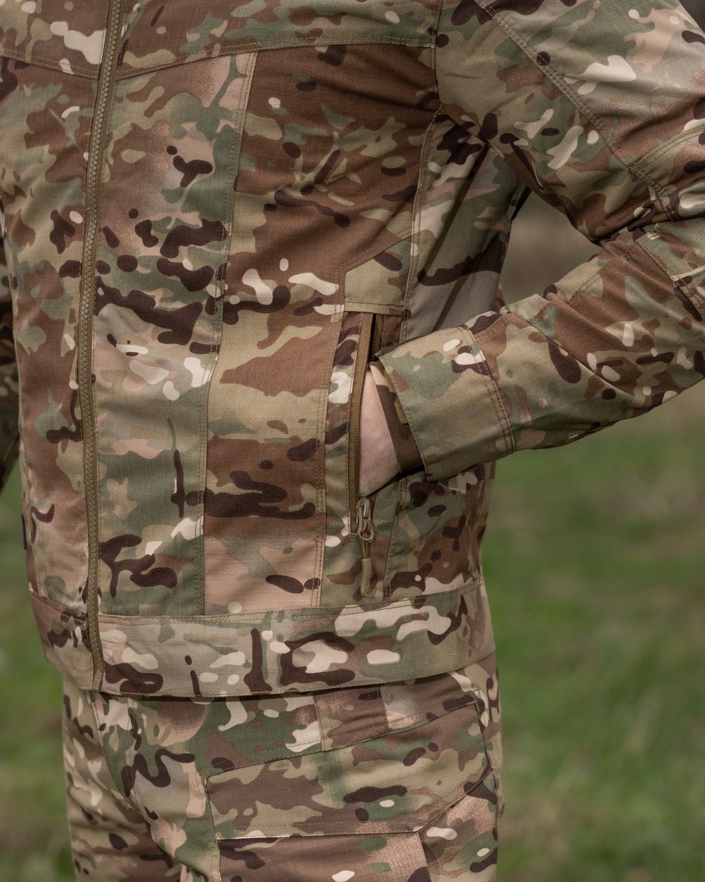 Куртка ветровка тактическая BEZET Shooter камуфляж - Фото 20