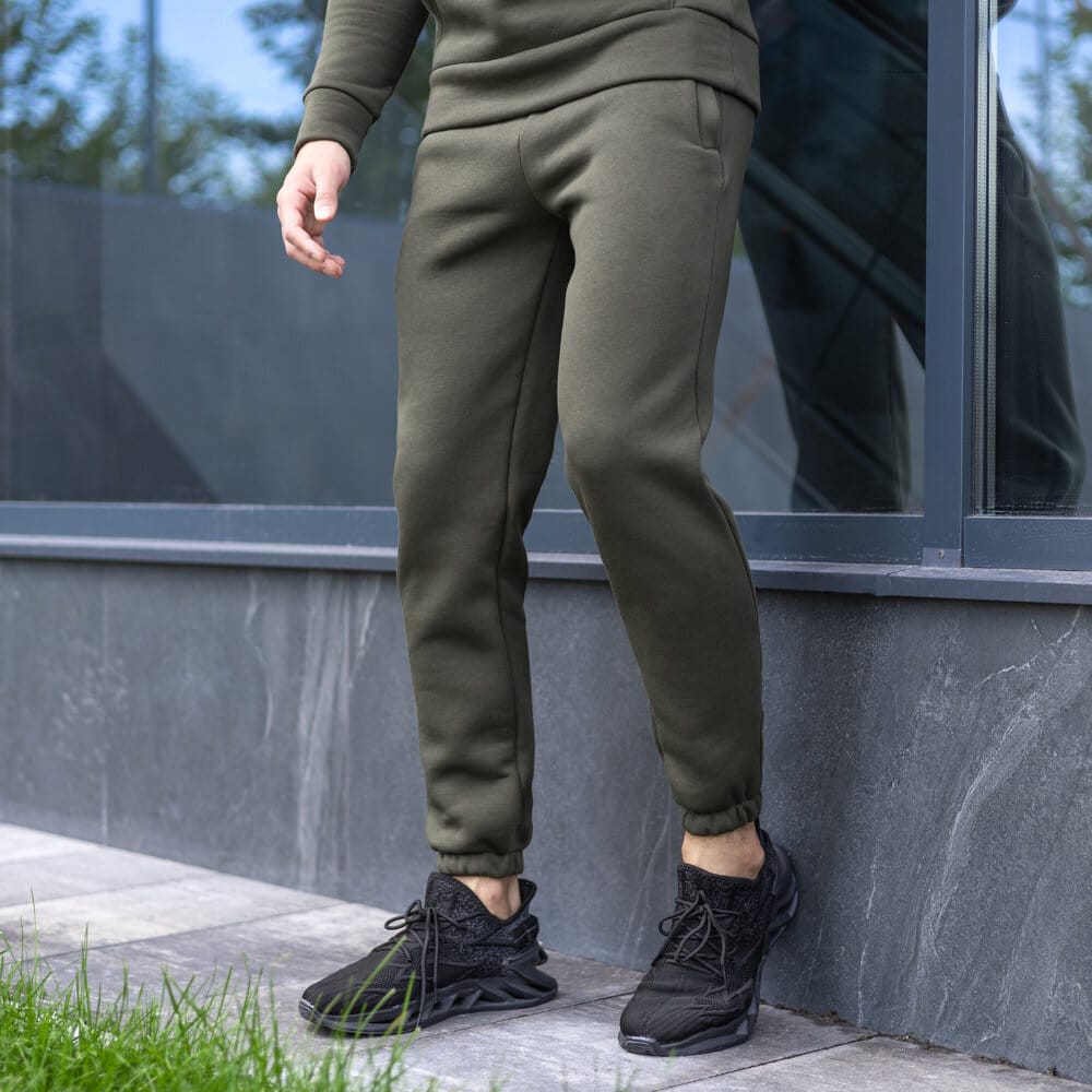 Чоловічі штани джоггери з кишенями хакі Pobedov 007 ЗИМА POBEDOV - Фото 7