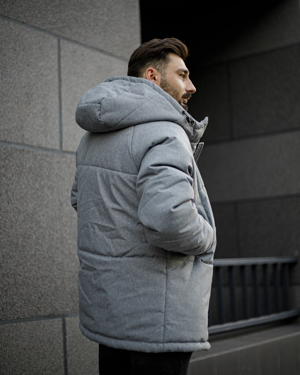 Утепленная куртка ТЗ-4 LEAF серая - Фото 8