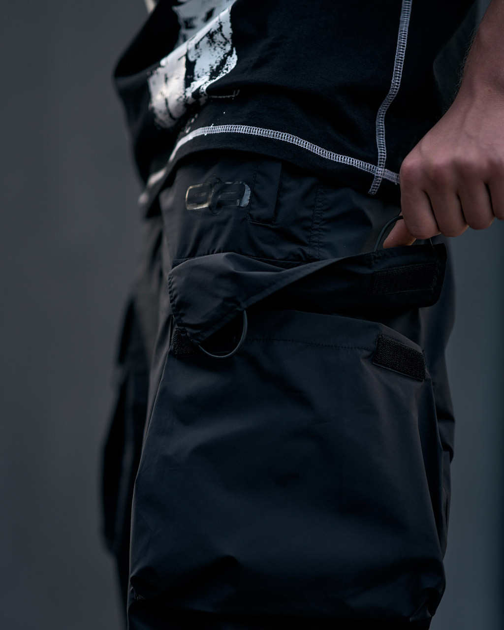 Cпортивні штани оверсайз OGONPUSHKA Groove чорні - Фото 8