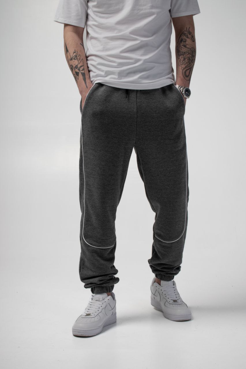 Мужские трикотажные спортивные штаны Reload Factor темно-серый  - Фото 5