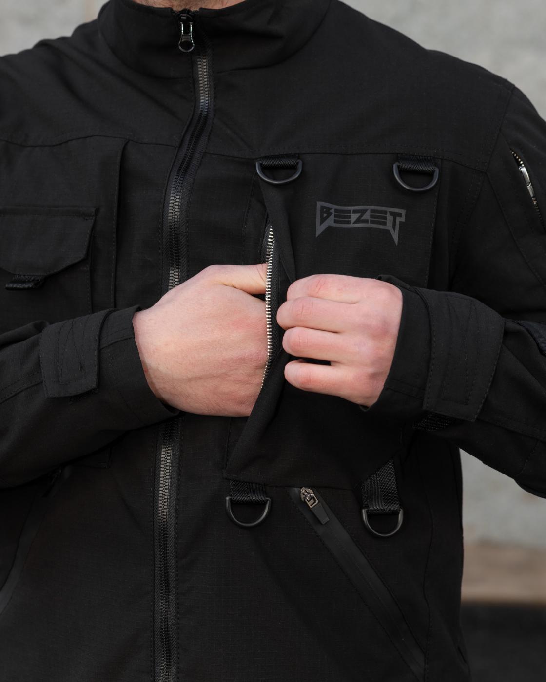 Куртка BEZET Блокпост чорний - Фото 2