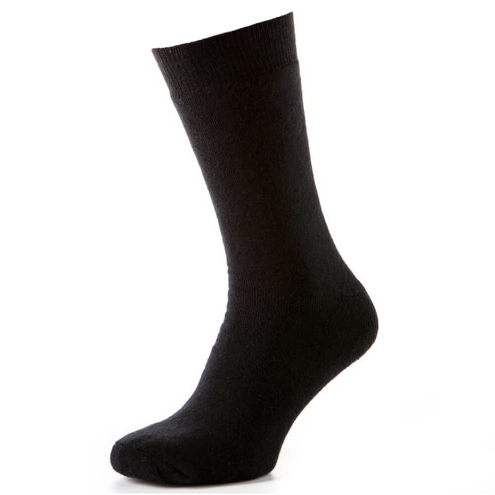 Зимние мужские махровые носки Thermo, чёрный MansSet