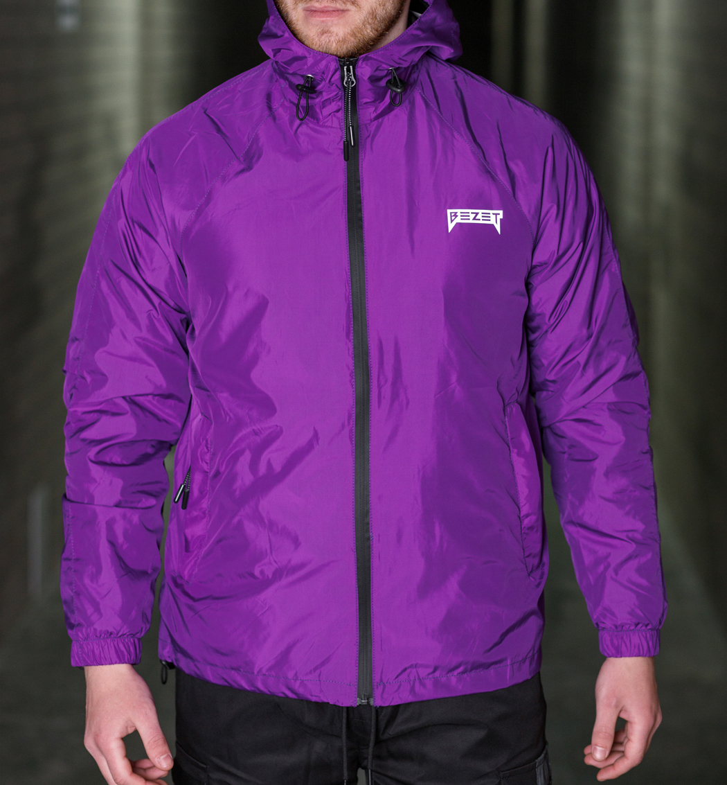 Куртка вітровка BEZET Basic фіолетовий - Фото 2
