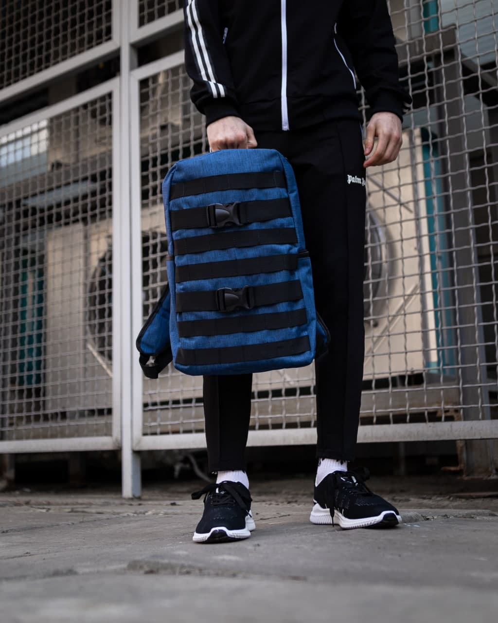 Рюкзак stripes темно-синій (Арт. 186) - Фото 7