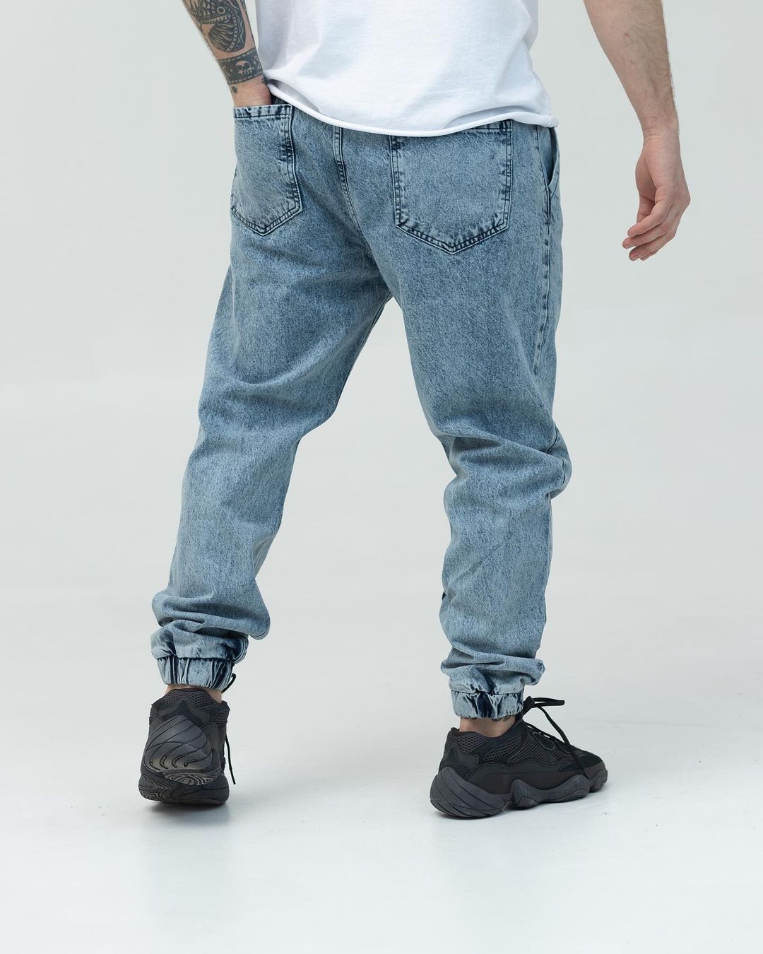 Молодіжні джинсові джоггери BEZET синій  - Фото 3