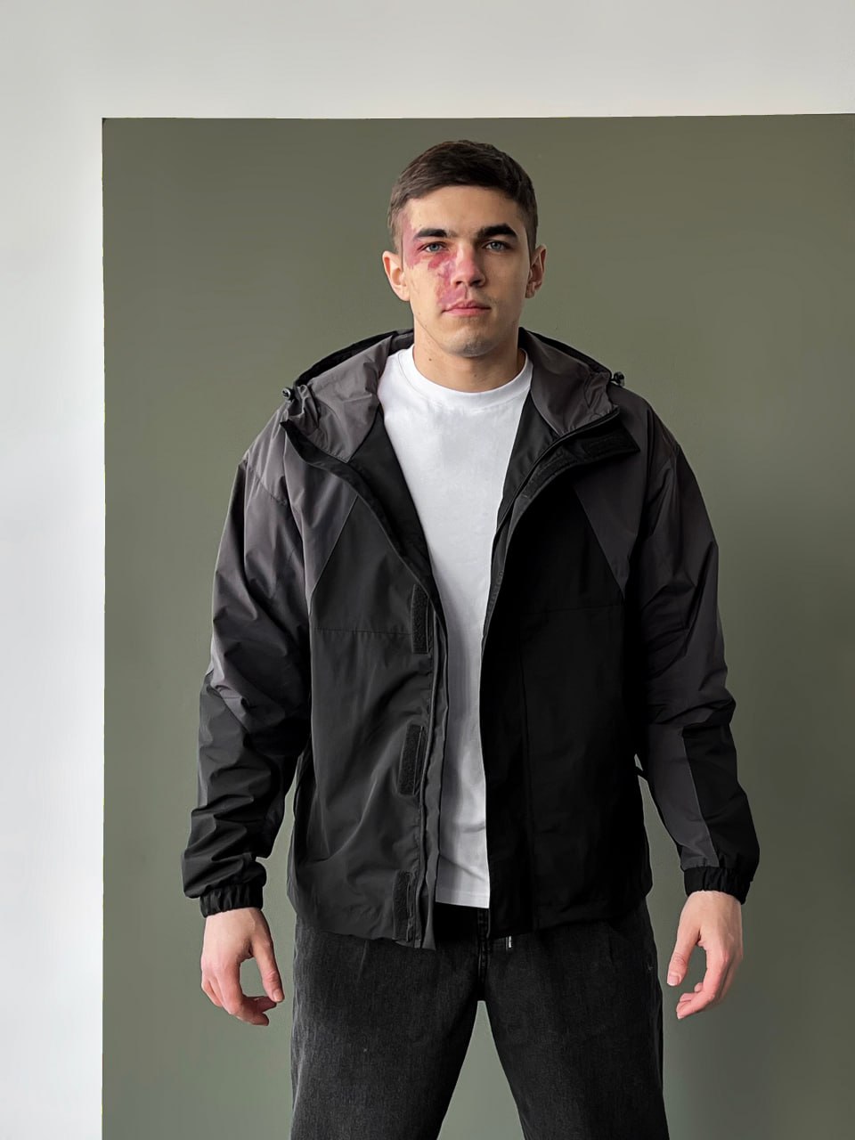 Чоловіча демісезонна куртка - вітровка Reload Urban , темно-сірий - Фото 8