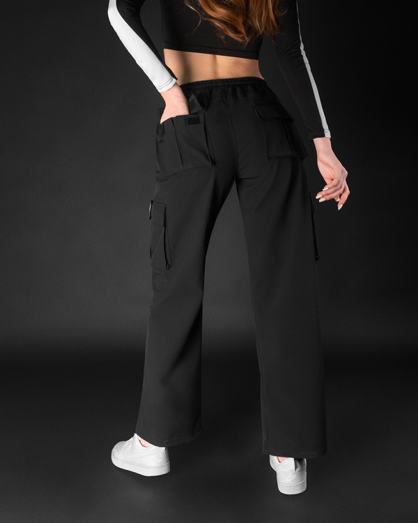 Жіночі брюки карго BEZET Клондайк чорний - Фото 7