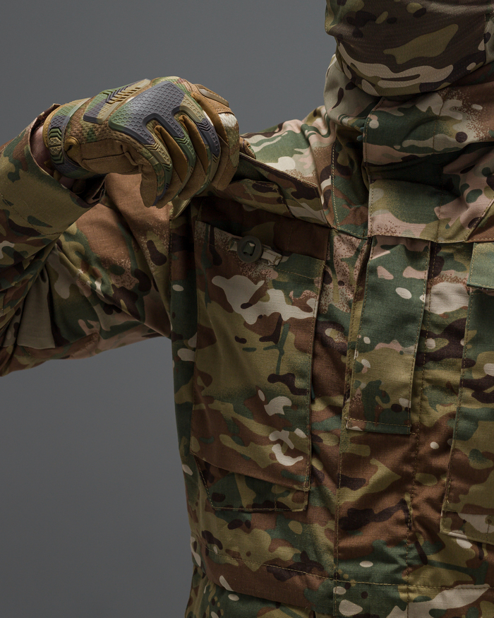Куртка ветровка тактическая BEZET Shadow камуфляжный - Фото 20
