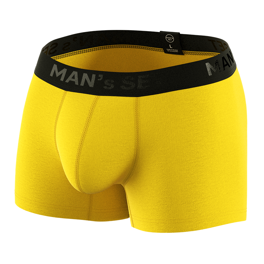 Чоловічі анатомічні боксери, Intimate 2.0 Black Series, лимонний MansSet - Фото 6