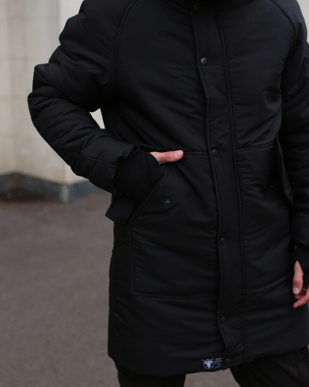 Зимова чоловіча парку куртка чорна Зорг (Zorg) TURWEAR - Фото 8