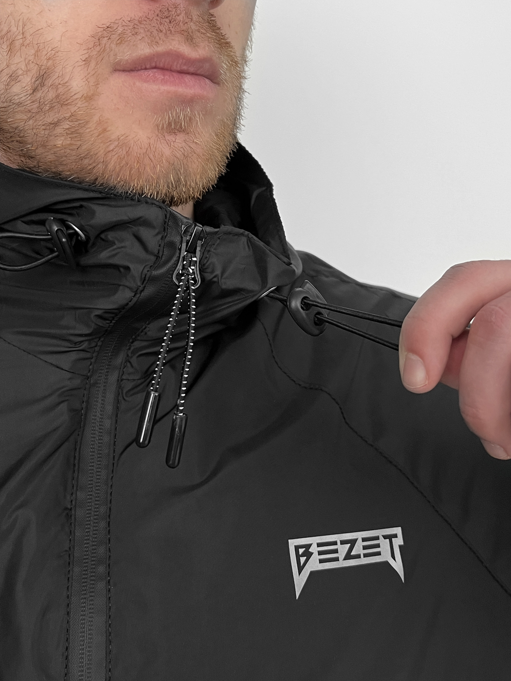 Куртка вітровка BEZET Basic чорний - Фото 2