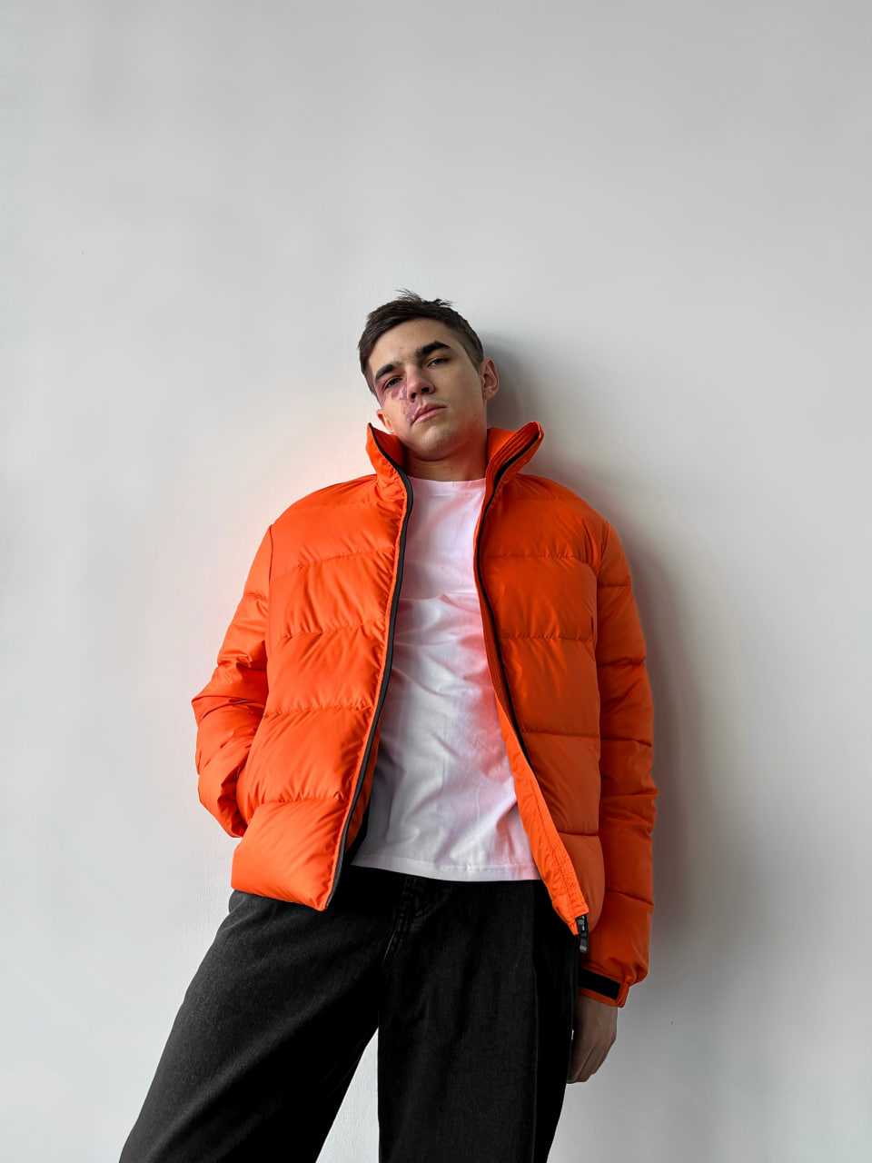Мужская куртка стеганая демисезонная Reload Blackout оранжевый - Фото 6
