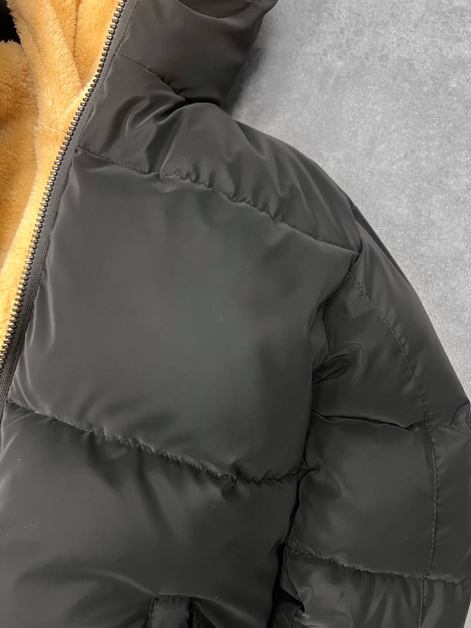 Черная Зимняя Курточка Premium - Фото 3