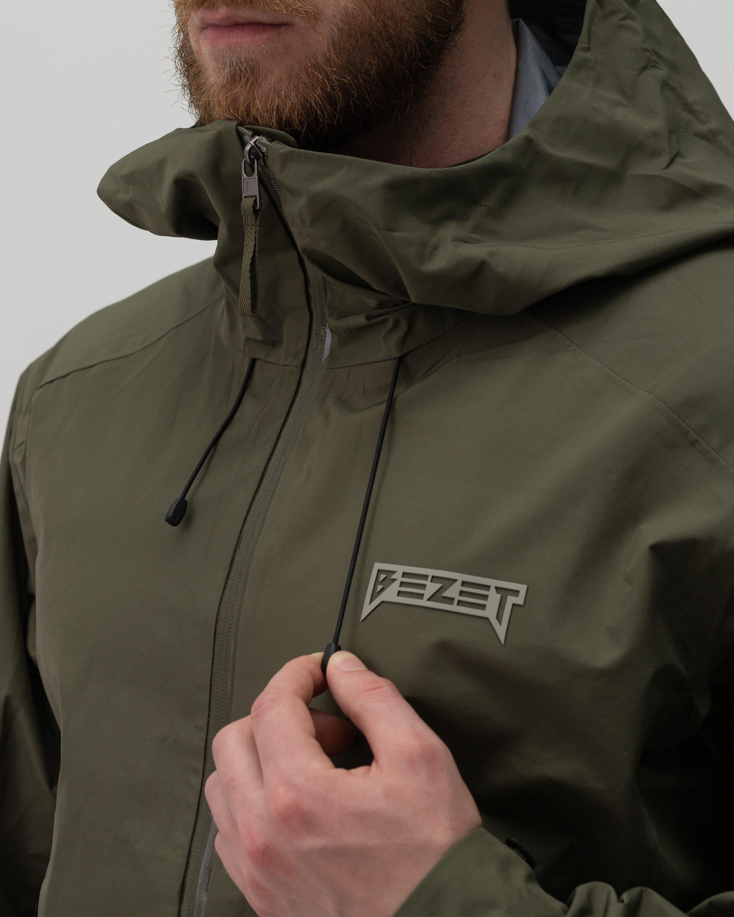 Куртка ветровка BEZET ShieldTech хаки - Фото 16