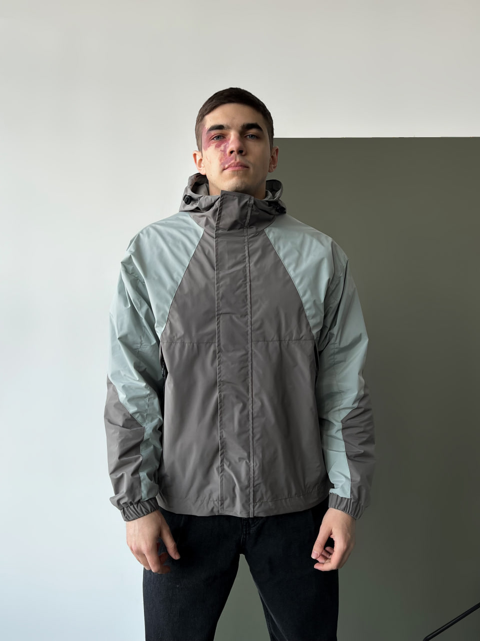 Мужская демисезонная куртка - ветровка Reload Urban, светло-серый - Фото 8