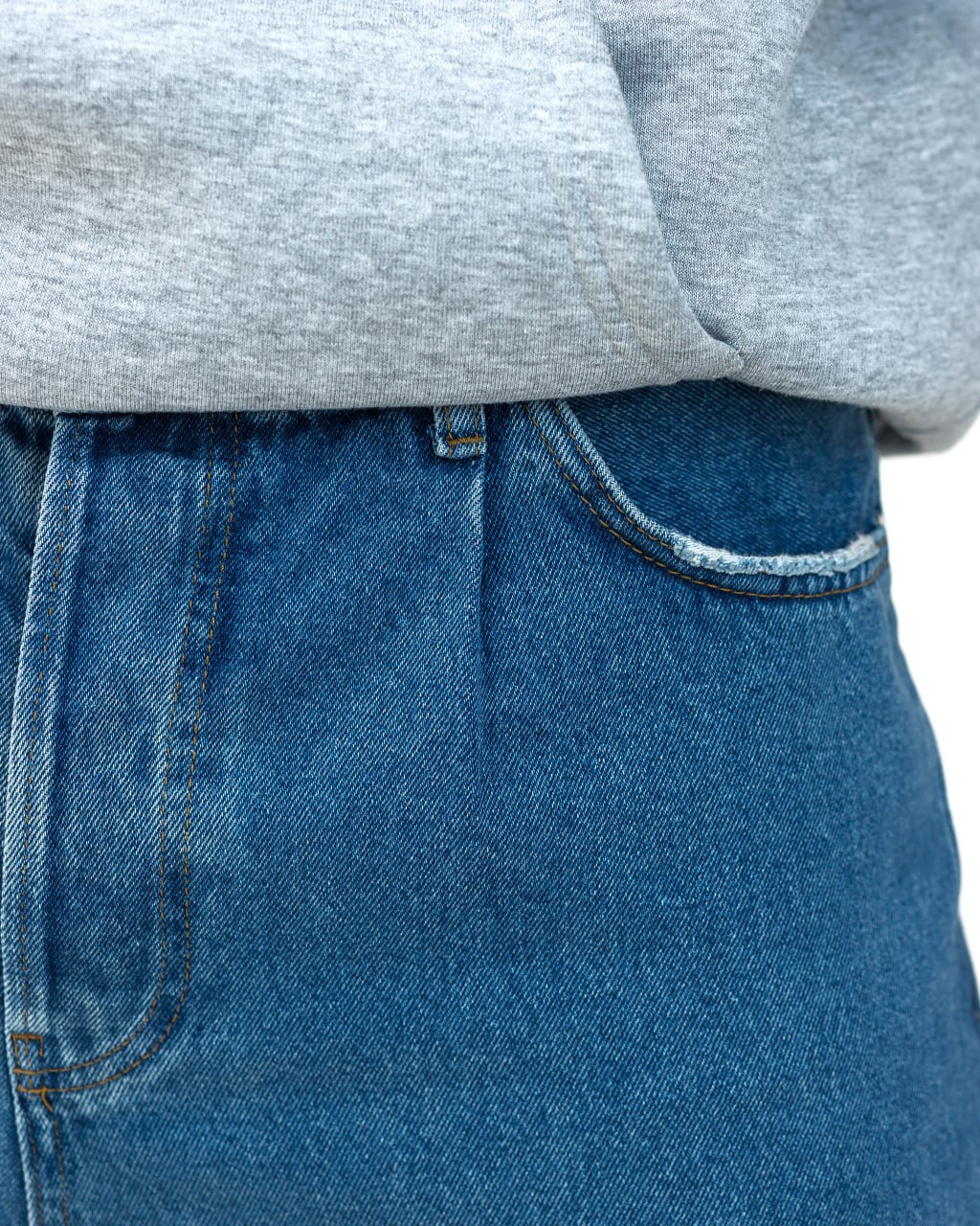 Классические синие джинсы BEZET высокого качества - Фото 7